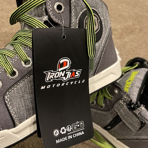 IRON JIA'S Motorcycle Shoes Men Streetbike sz 8.5. - Picture 7 of 8